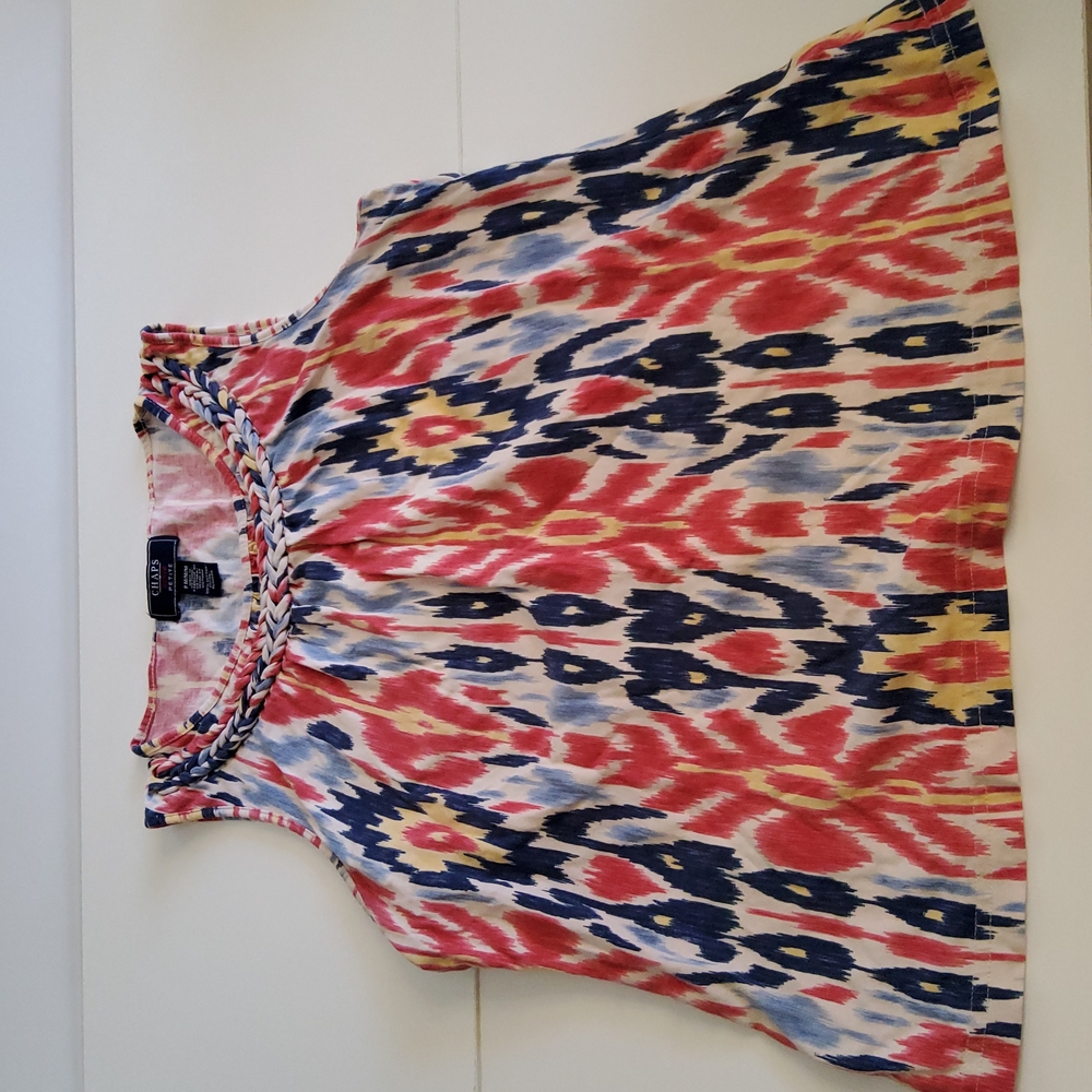 Colorful Chaps top